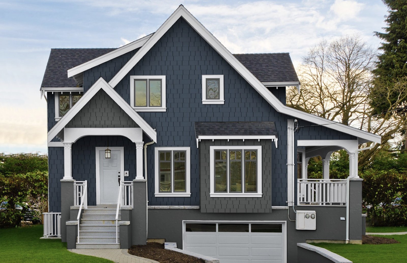 6 Two-Tone Siding Designs: Enhancing Your Exterior with Multiple Siding  Colors | Allura USA